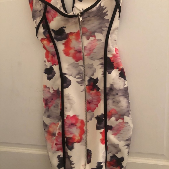 NWT | Strapless Bodycon Floral Minidress | Small - Picture 3 of 4
